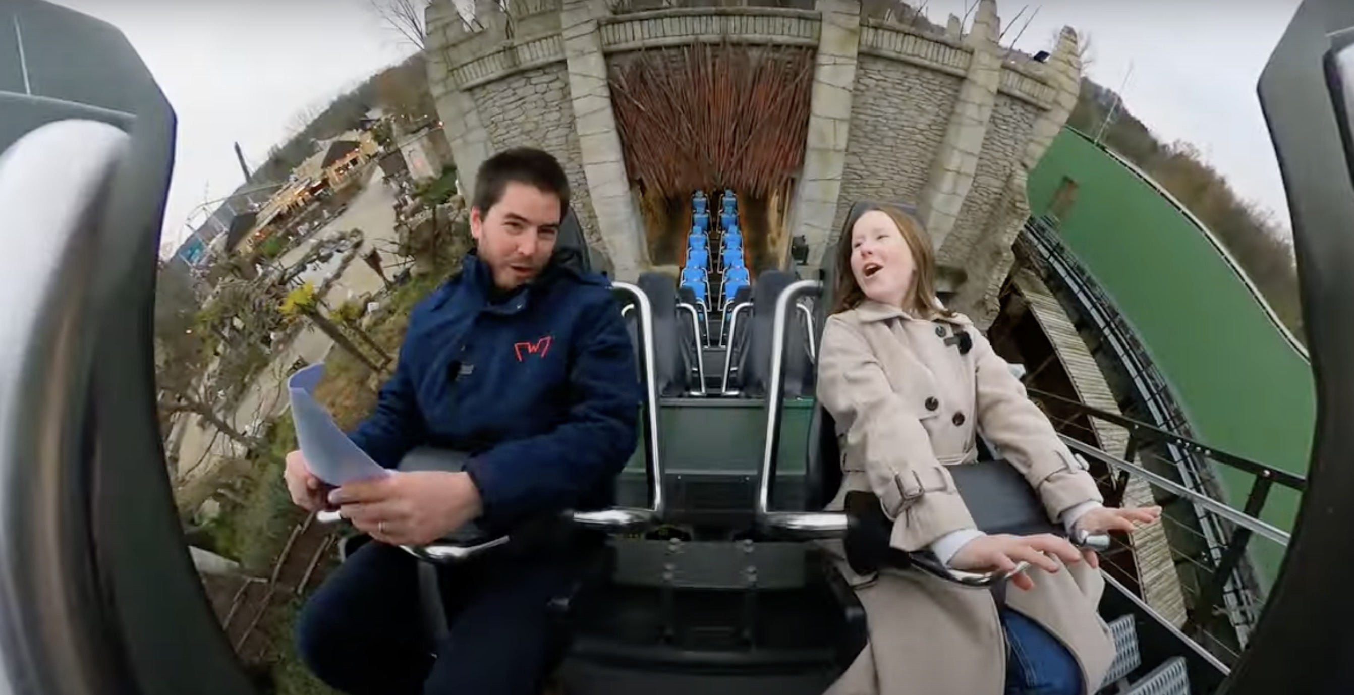 Walibi rekruteert aan boord van achtbaan