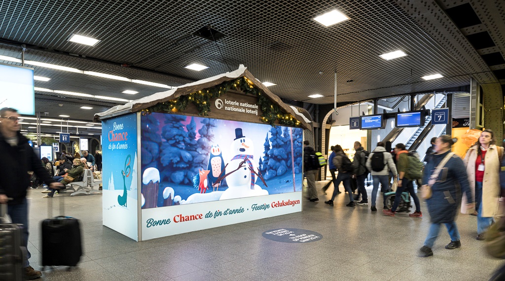 Nationale Loterij verspreidt beetje magie in stations  