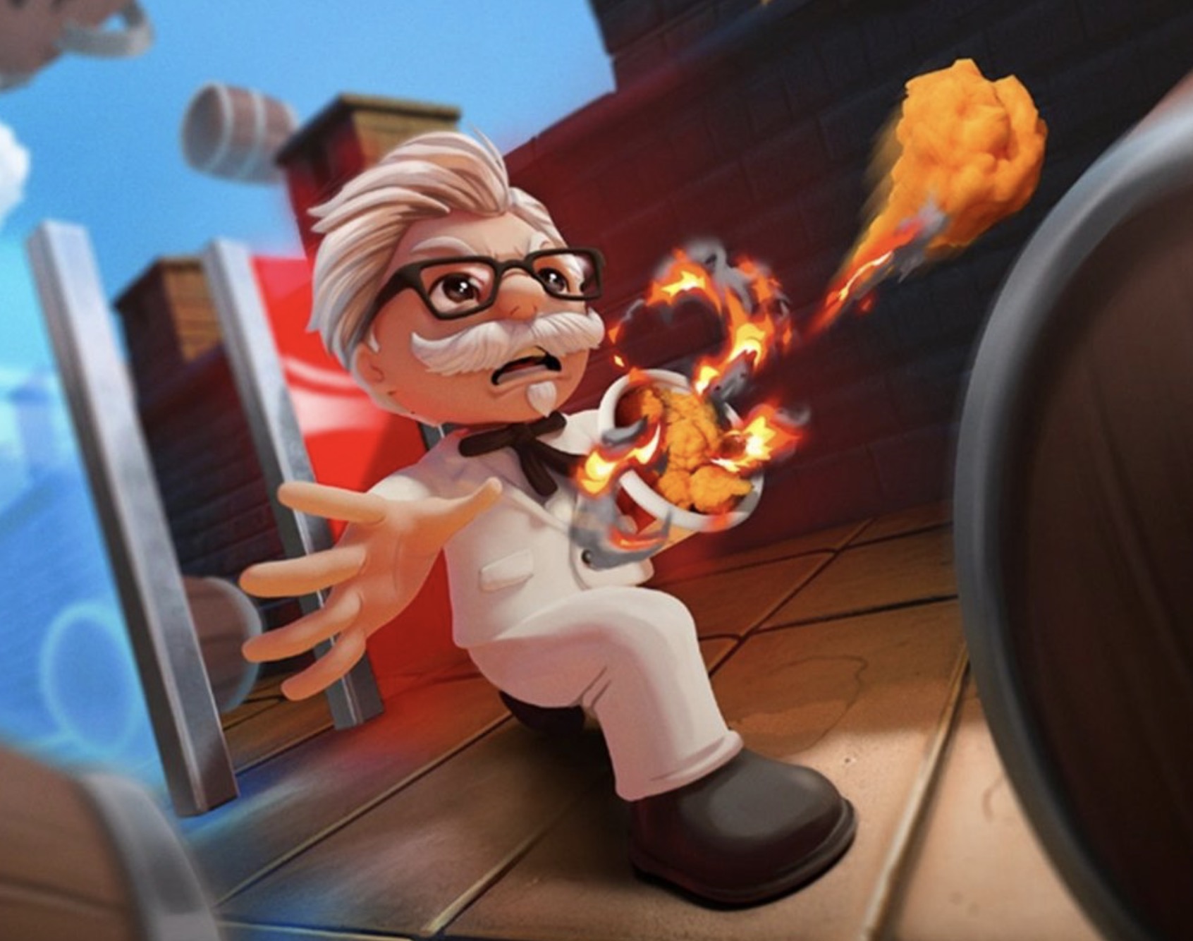 KFC presenteert gamers echte fake videogames